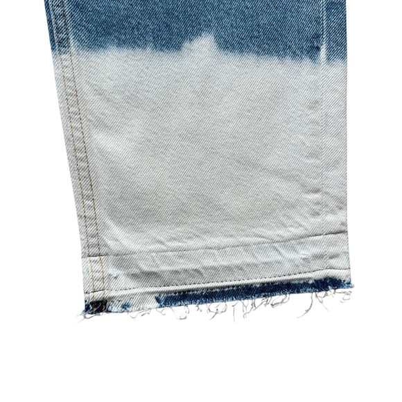 Rails Women's Atwater Slouchy Straight Jeans $188 26 Blue Bleach Wash High Rise - Picture 8 of 13